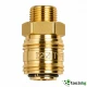 GAV 5800/1 - ПРОФЕСИОНАЛНА ЖЕНСКА БЪРЗА ВРЪЗКА МЕСИНГ С МЪЖКА РЕЗБА НА 1/4"